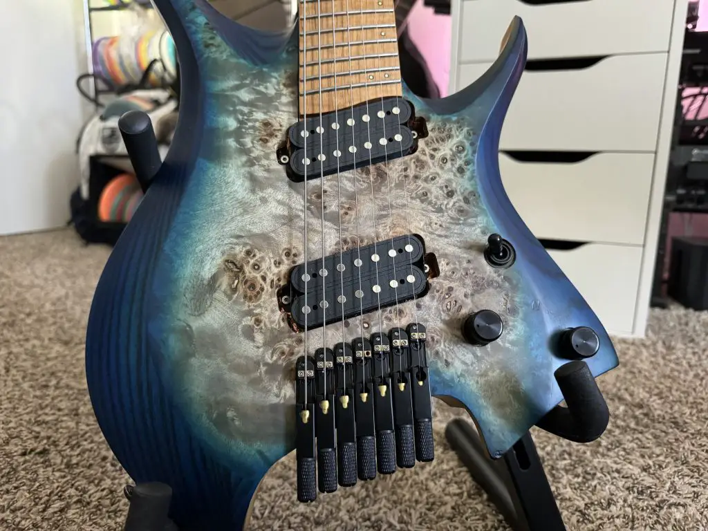 NK headless 7-string guitar review (2021 model) — Creatorbeat